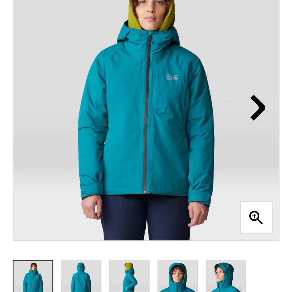 New Mountain Hardwear Women's Stretch Ozonic Insulated Jacket retail $250 coat